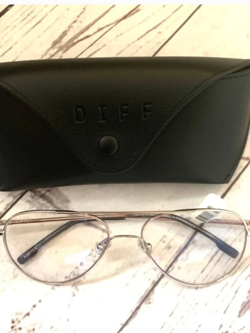Diff eyewear Karter aviators NEW